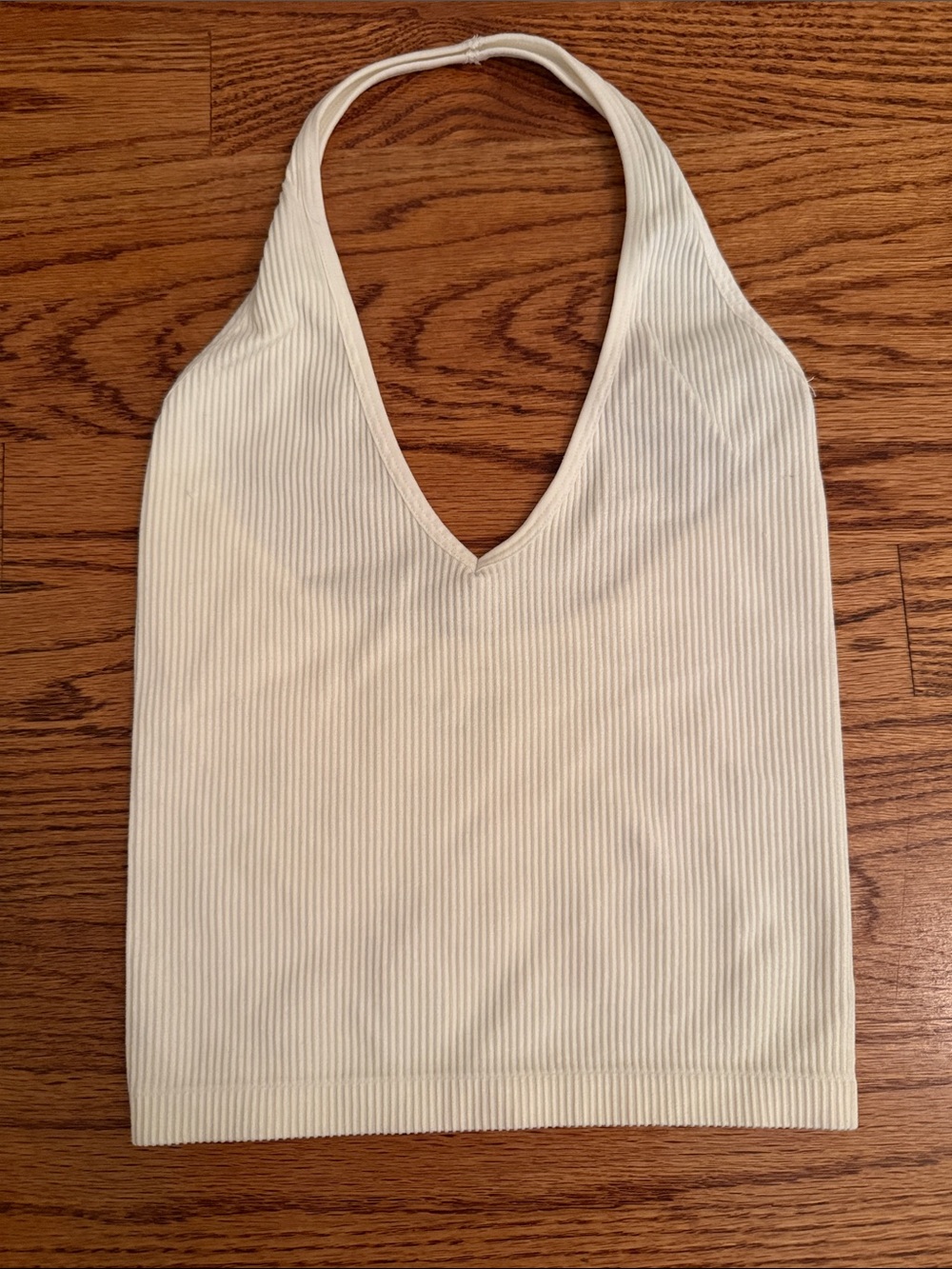Out from under Ribbed Halter Tank Top - Cream